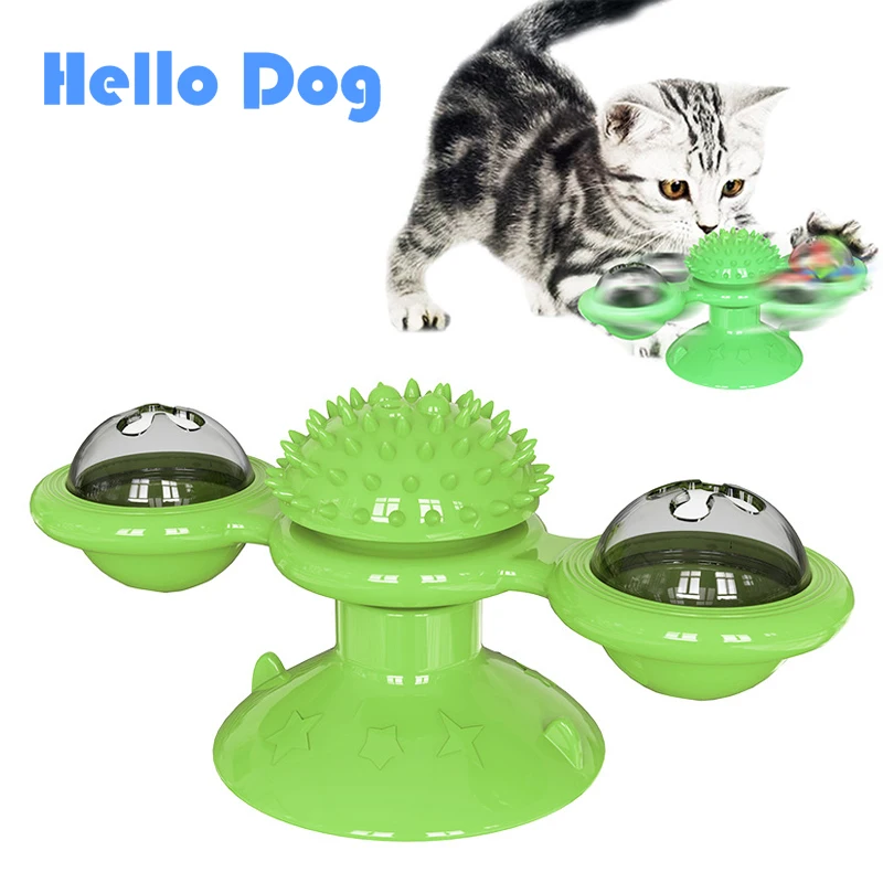 Cat Windmill Toy Interactive Pet Toys Funny Massage Rotatable Cat Toys Catnip LED Ball Teeth Cleaning Pet Products Dropshipping
Cat Windmill Toy Interactive Pet Toys Funny Massage Rotatable Cat Toys Catnip LED Ball Teeth Cleaning Pet Products Dropshipping