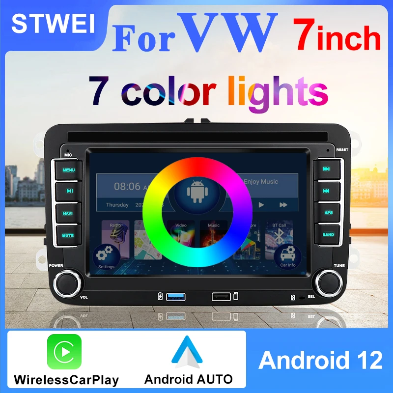 Car Multimedia Player Suitable For Volkswagen, Skoda, Golf, Seats, Passat, Touan, Audi, Jetta, Android, 7-inch, GPS, 4G, WiFi, D
Car Multimedia Player Suitable For Volkswagen, Skoda, Golf, Seats, Passat, Touan, Audi, Jetta, Android, 7-inch, GPS, 4G, WiFi, D