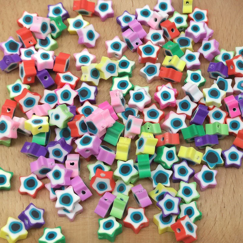 10mm Star Soft Pottery Slice Straight Hole Evil Eye Beading DIY Handmade Jewelry Bead Accessories Material Wholesale Abalorios 
10mm Star Soft Pottery Slice Straight Hole Evil Eye Beading DIY Handmade Jewelry Bead Accessories Material Wholesale Abalorios