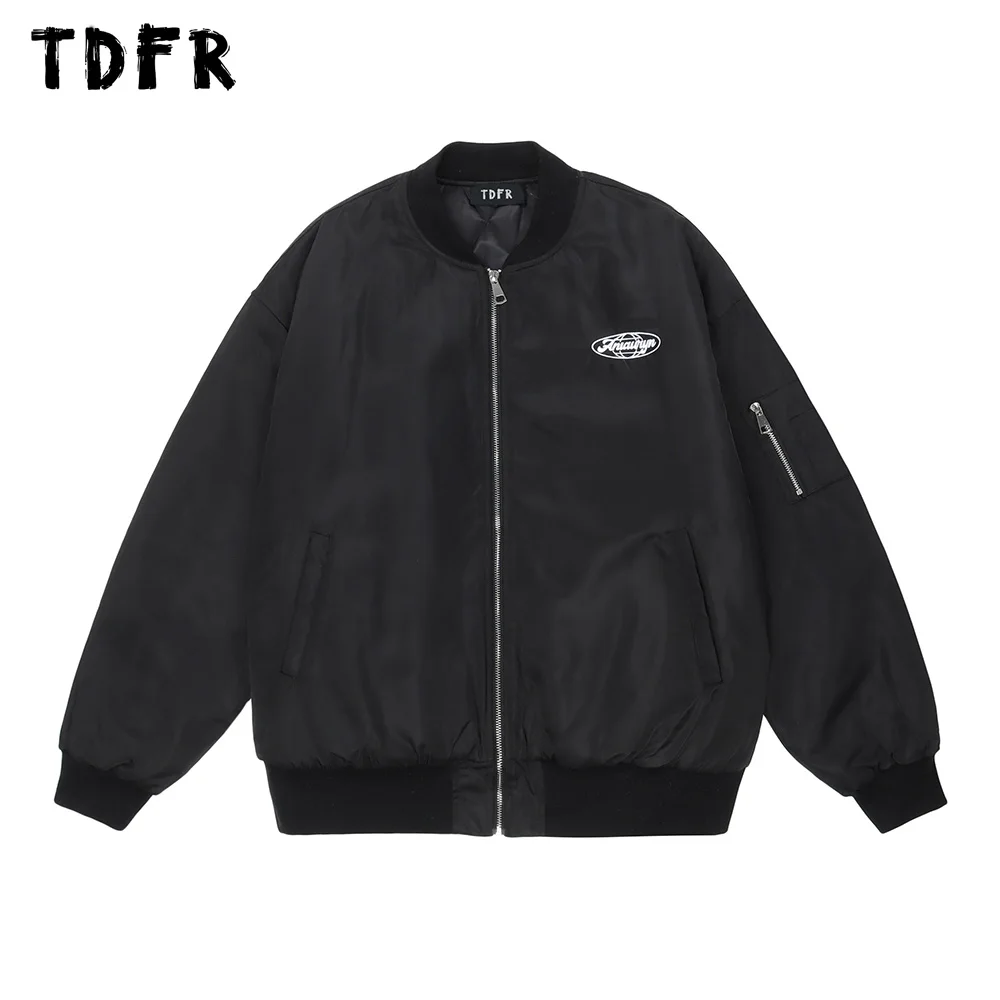 Letter Embroidery Quilted Jacket Mens Autumn Winter Zipper Decoration Casual Simple Stand Collar Long Sleeve Outerwear Men
Letter Embroidery Quilted Jacket Mens Autumn Winter Zipper Decoration Casual Simple Stand Collar Long Sleeve Outerwear Men