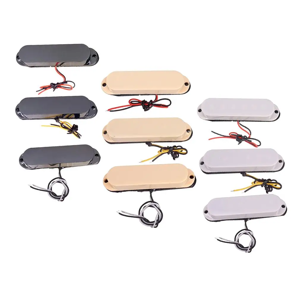 Tooyful 3 Pieces Closed Guitar No Holes Cover Single Coil Pickup for Electric Guitar Parts
Tooyful 3 Pieces Closed Guitar No Holes Cover Single Coil Pickup for Electric Guitar Parts