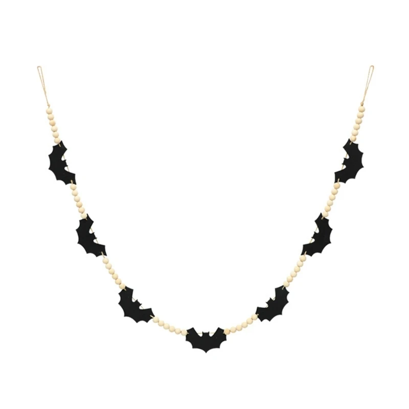 Черные фетровые летучие мыши и деревянные бусины на Хэллоуин, гирлянды, страшные украшения на Хэллоуин, баннер с летучими на в
Черные фетровые летучие мыши и деревянные бусины на Хэллоуин, гирлянды, страшные украшения на Хэллоуин, баннер с летучими на в