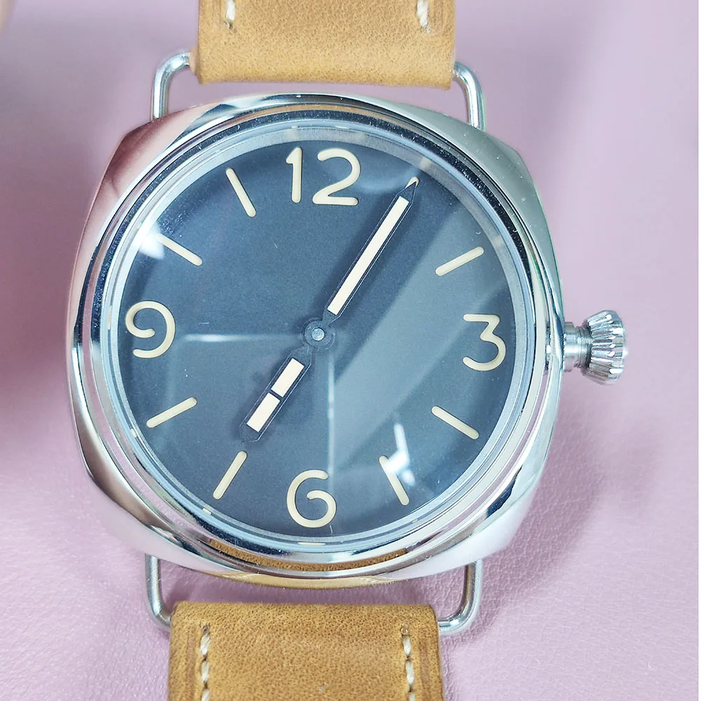Luxury Men's Watch 41mm Movement Manual Winding 6497 Mechanical Aseptic Dial PVD Coated Leather Strap Water Resistant Luminous
Luxury Men's Watch 41mm Movement Manual Winding 6497 Mechanical Aseptic Dial PVD Coated Leather Strap Water Resistant Luminous
