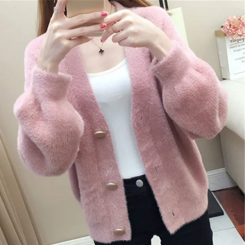 Sweater Women's Loose, Comfortable, Simple and Warm All-match Elegant Knitted Cardigan Autumn and Winter V-neck Ulzzang New Chic
Sweater Women's Loose, Comfortable, Simple and Warm All-match Elegant Knitted Cardigan Autumn and Winter V-neck Ulzzang New Chic