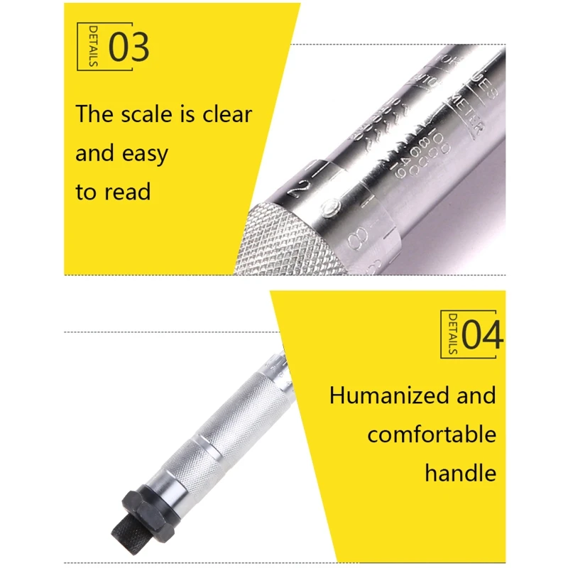 3/8 Torque Wrench Drive 19-110nm Two-way Accurate Bicycle Repair Spanner Hand Tool
3/8 Torque Wrench Drive 19-110nm Two-way Accurate Bicycle Repair Spanner Hand Tool