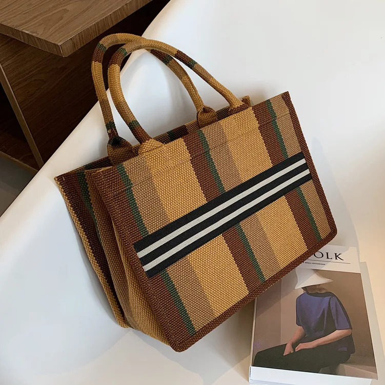 Casual Plaid Shopping Bag Women Canvas Beach Tote Bags Travel Shoulder Bag 2022 New Arrivals Lady Large Capacity Handbags Female
Casual Plaid Shopping Bag Women Canvas Beach Tote Bags Travel Shoulder Bag 2022 New Arrivals Lady Large Capacity Handbags Female