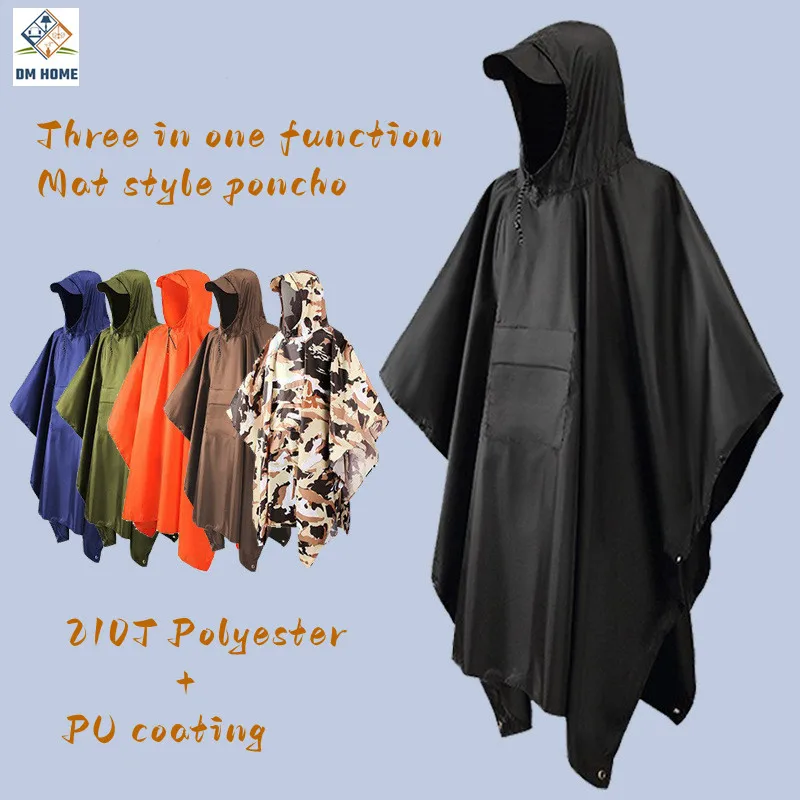 Outdoor Hooded Raincoats Rain Poncho for Adult with Pocket Waterproof Lightweight Unisex Raincoat Jacket for Hiking Camping
Outdoor Hooded Raincoats Rain Poncho for Adult with Pocket Waterproof Lightweight Unisex Raincoat Jacket for Hiking Camping