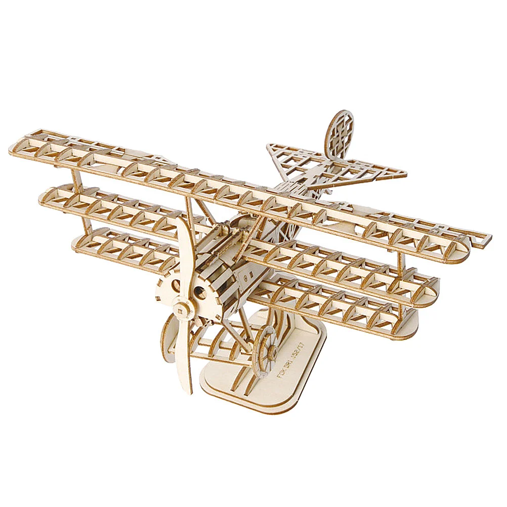 Wooden Diy Model Plane Toy Airplane Kit Puzzles 3Dcraft Wood Ornament Decor Assembling Jigsaw Fokker Triplane Bi Kitsbuild
Wooden Diy Model Plane Toy Airplane Kit Puzzles 3Dcraft Wood Ornament Decor Assembling Jigsaw Fokker Triplane Bi Kitsbuild