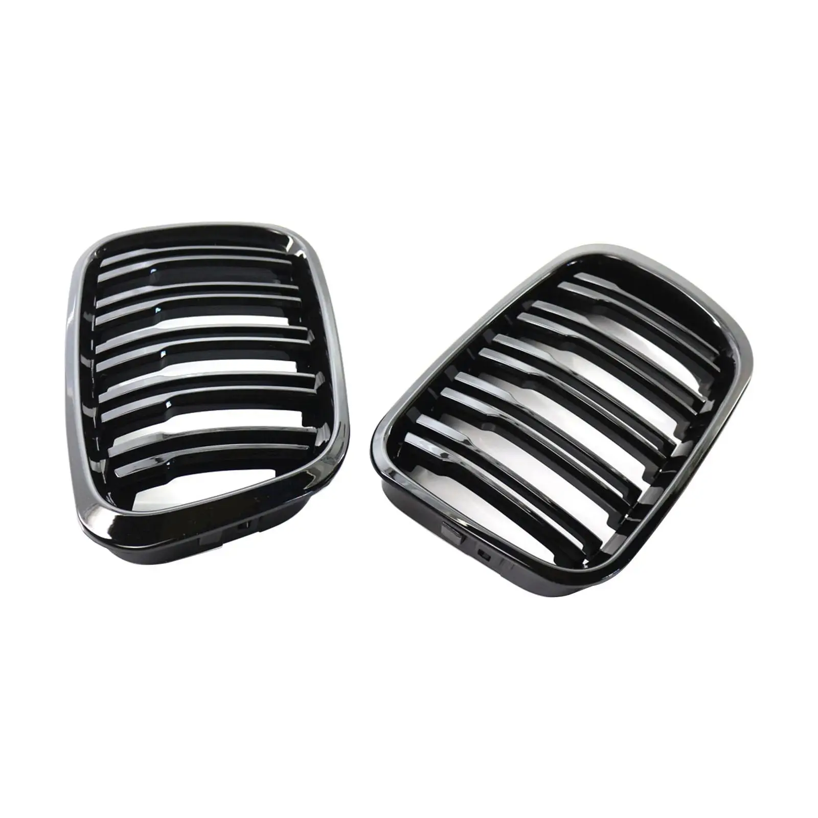 Glossy Black Double Line Front Hood Kidney LH RH Grille Replacement for E46 4 Door 1998-2001 Sedan 320i 323i
Glossy Black Double Line Front Hood Kidney LH RH Grille Replacement for E46 4 Door 1998-2001 Sedan 320i 323i