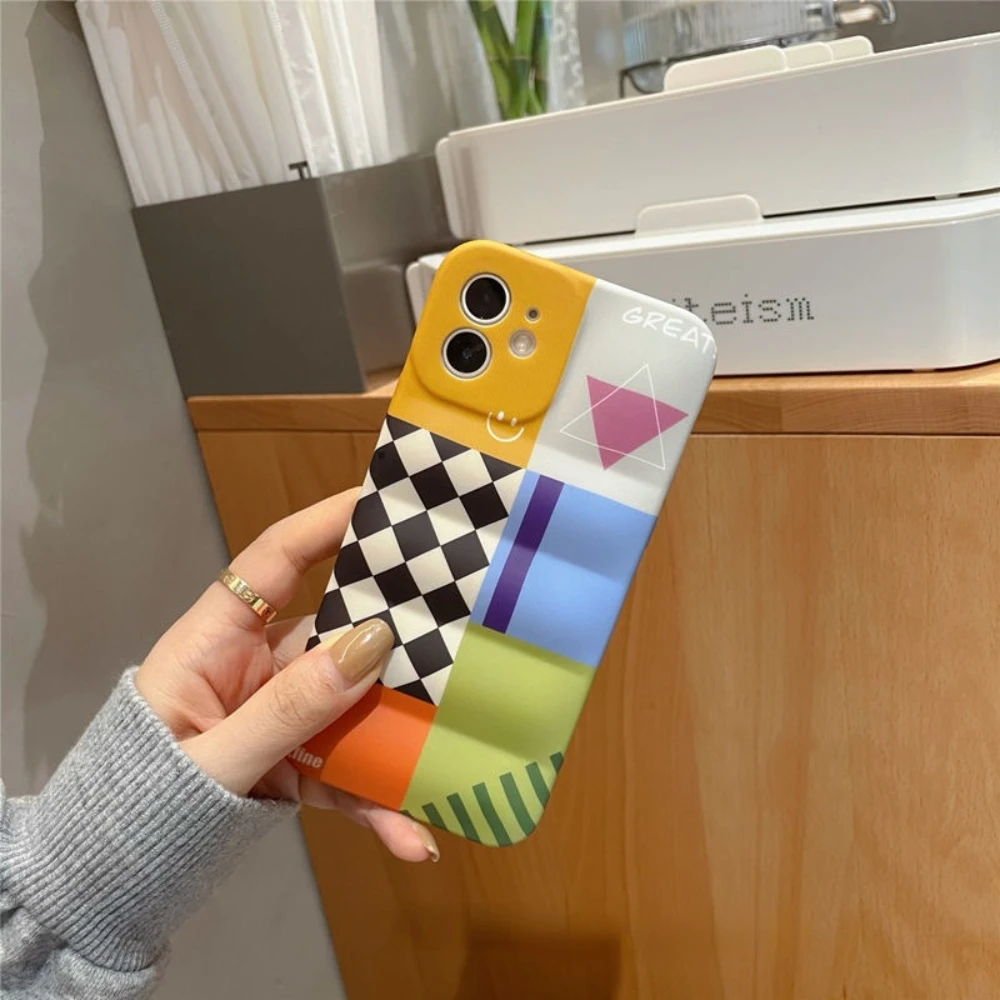 Trend Art Stitching Rhombus Soft Plastic All-inclusive Mobile Phone Case For iPhone7 8 Plus X XR XS 11 12 13 Pro Max
Trend Art Stitching Rhombus Soft Plastic All-inclusive Mobile Phone Case For iPhone7 8 Plus X XR XS 11 12 13 Pro Max