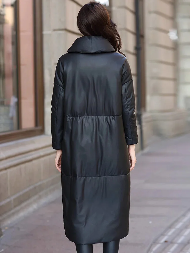 2024 Winter Patty Casual Fashion Sheepskin Slim Fit Coat Simple Casual Leather Down Coat for Women 11
2024 Winter Patty Casual Fashion Sheepskin Slim Fit Coat Simple Casual Leather Down Coat for Women 11