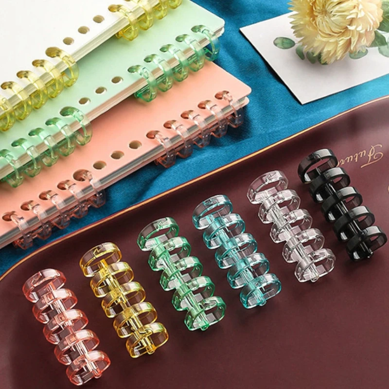 10Pcs Durable 5-ring Replacement Binding Ring for Various Loose-leaf Notebook Binder Notebook Scrapbook Paper Files
10Pcs Durable 5-ring Replacement Binding Ring for Various Loose-leaf Notebook Binder Notebook Scrapbook Paper Files