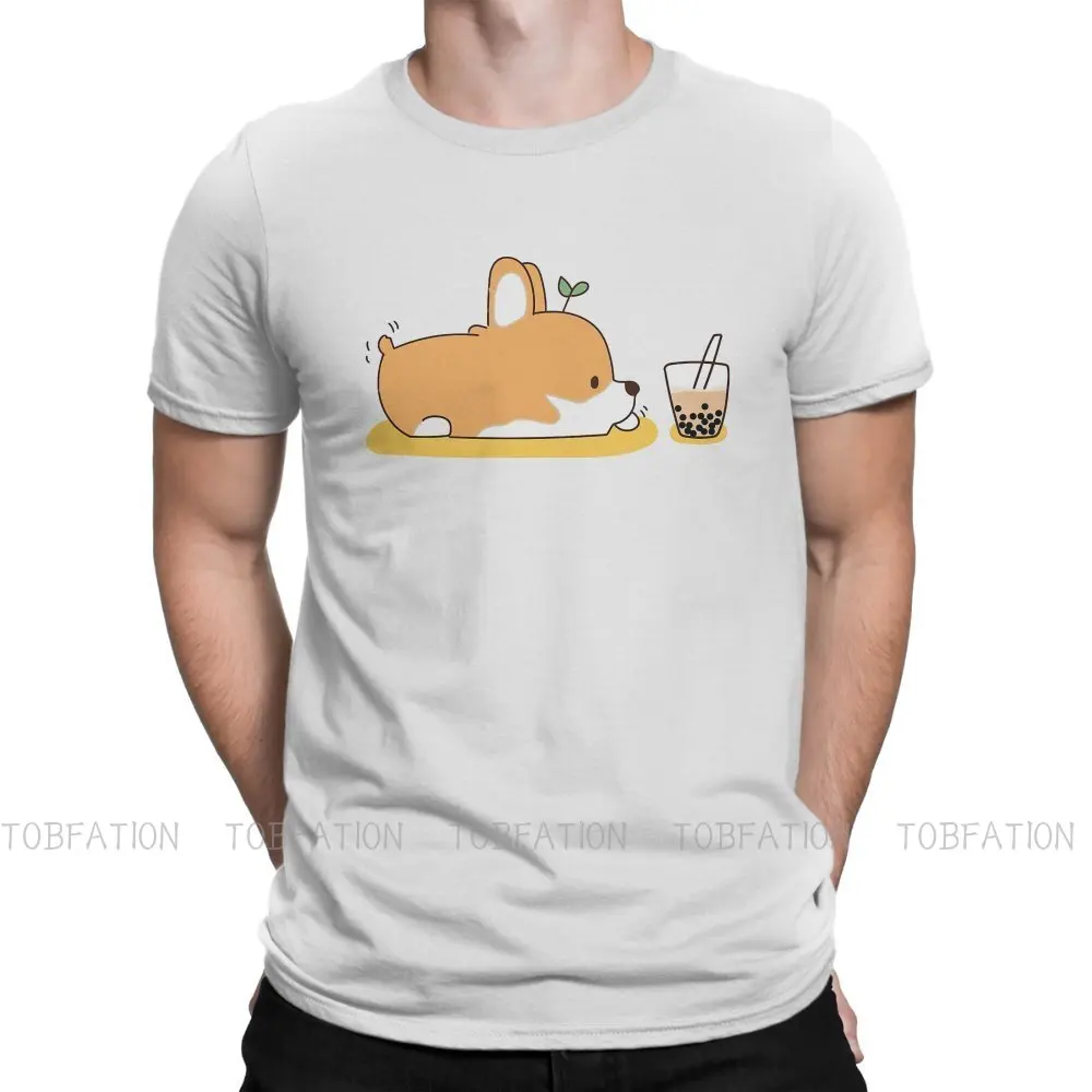 And Bubble Tea Casual TShirt Corgi Short Legs Dog Creative Streetwear Leisure T Shirt Men Short Sleeve Special Gift Clothes
And Bubble Tea Casual TShirt Corgi Short Legs Dog Creative Streetwear Leisure T Shirt Men Short Sleeve Special Gift Clothes
