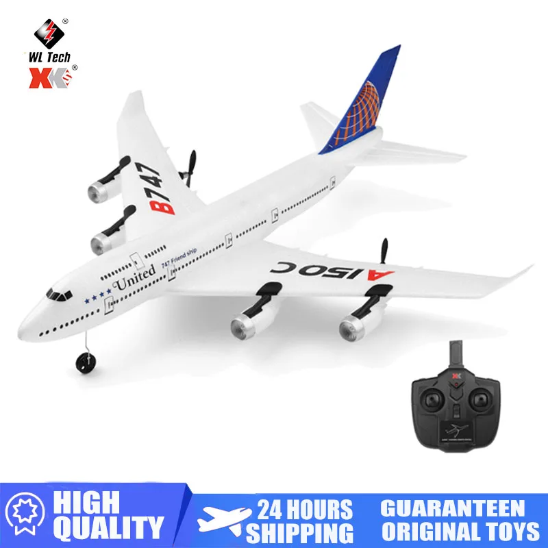WLtoys XK A150C RC Airplane 2.4GHz 2 Channel 6-Axis Gyro Boeing 747 RC Plane Glider Throwing Wingspan Foam Planes Fixed Wing RTF
WLtoys XK A150C RC Airplane 2.4GHz 2 Channel 6-Axis Gyro Boeing 747 RC Plane Glider Throwing Wingspan Foam Planes Fixed Wing RTF