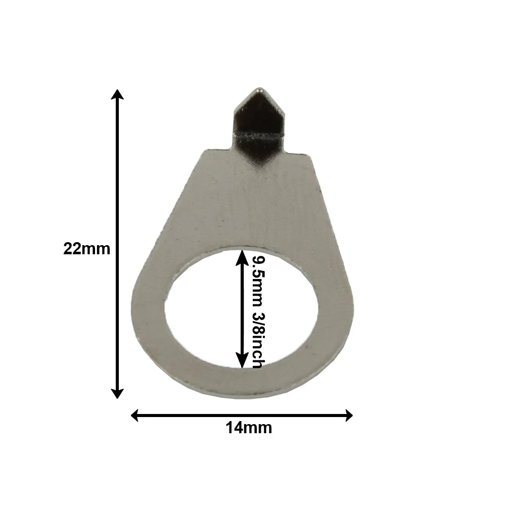 Guitar Knob Pointer Plates Pointer Washers 10Pcs 22X14mm 3/8" Size Electric Guitar Guitar Indicator Brand New
Guitar Knob Pointer Plates Pointer Washers 10Pcs 22X14mm 3/8" Size Electric Guitar Guitar Indicator Brand New