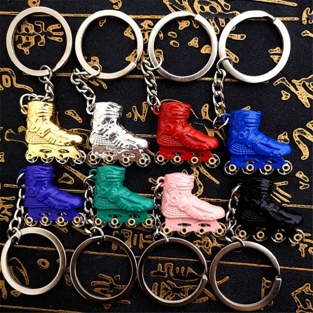 Fashion Roller Skates Car Bag Pendant Jewelry Skating Boots Design Key Chains Stainless Steel Key Ring
Fashion Roller Skates Car Bag Pendant Jewelry Skating Boots Design Key Chains Stainless Steel Key Ring