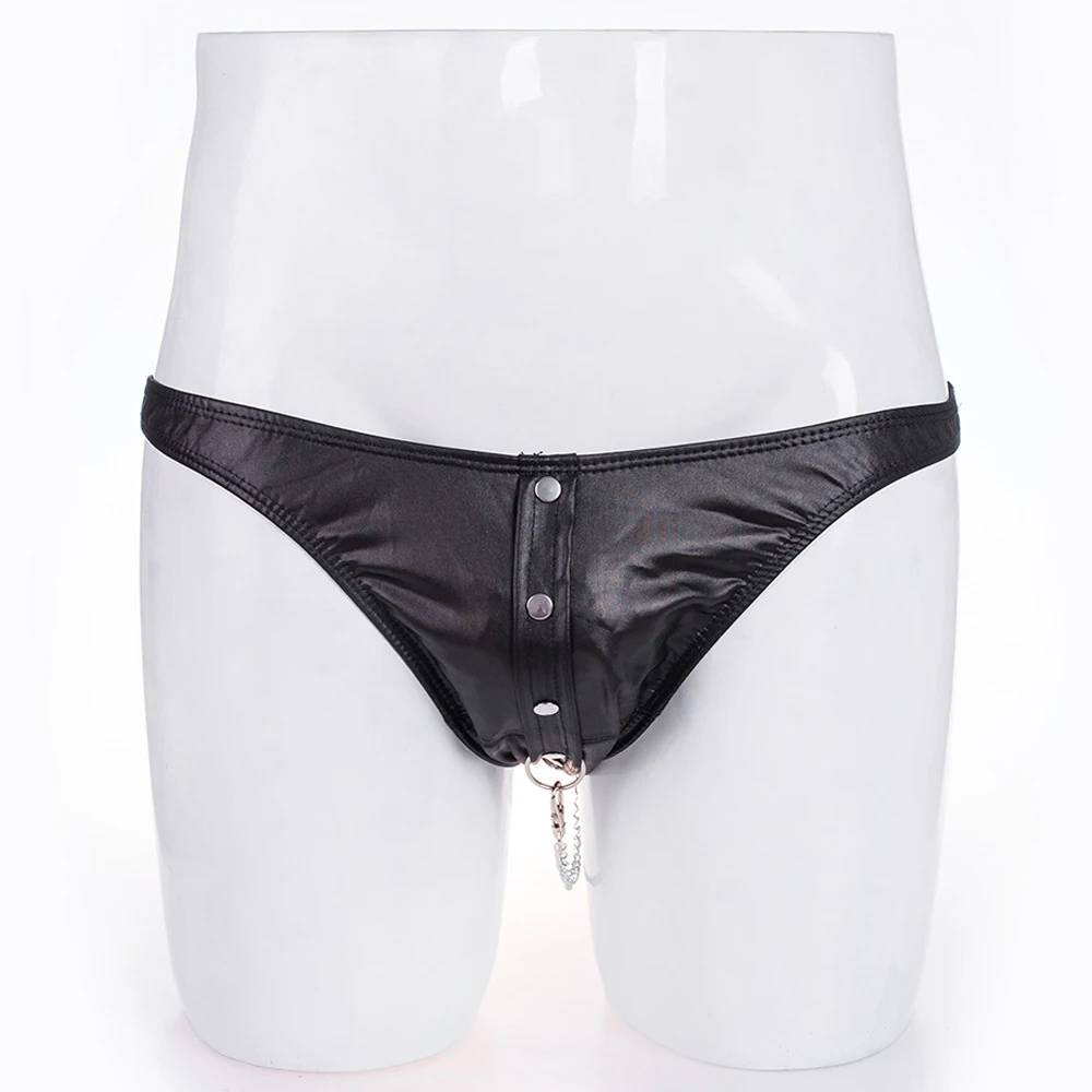 Men's Panties Faux Leather Briefs Sexy Knickers Male Underpants Comfortable Underwear Stage Performance Clothes
Men's Panties Faux Leather Briefs Sexy Knickers Male Underpants Comfortable Underwear Stage Performance Clothes