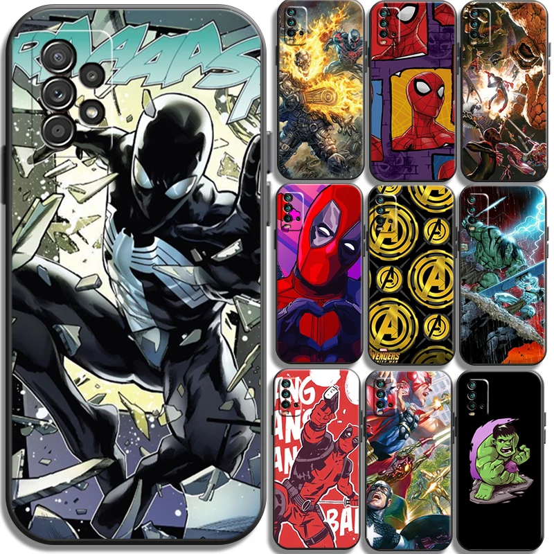 Marvel Spiderman Iron Man Phone Cases For Xiaomi Redmi Note 10 10S 10 Pro POCO F3 GT X3 GT M3 Pro X3 NFC Funda Back Cover Coque
Marvel Spiderman Iron Man Phone Cases For Xiaomi Redmi Note 10 10S 10 Pro POCO F3 GT X3 GT M3 Pro X3 NFC Funda Back Cover Coque