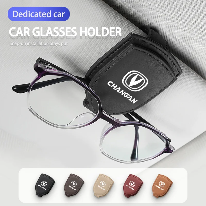 

Car Sun Visor Glasses Case Holder Sunglasses Clip For Changan CS75 CS35 CS55 CS15 CS85 CS95 CX70 CX20 EADO RAETON Alsvin