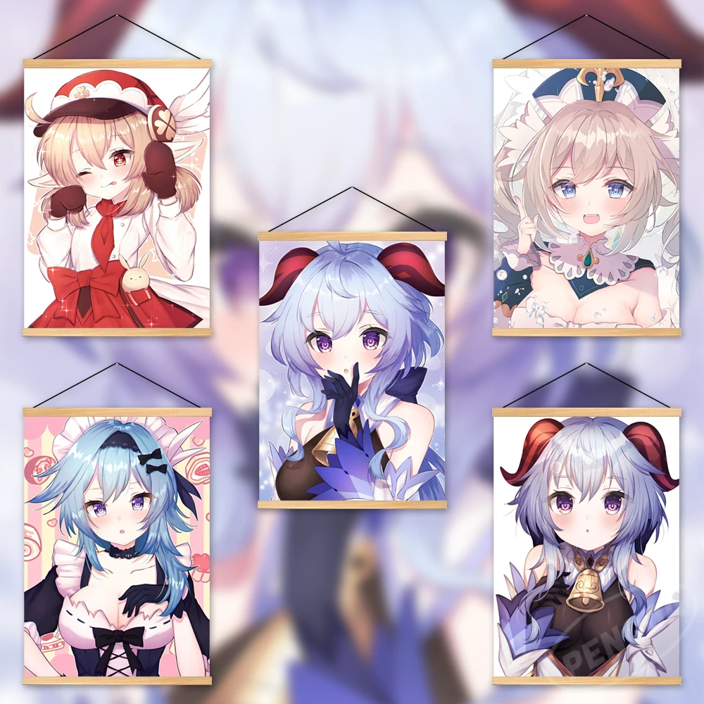 Home Decoration Genshin Impact Wall Artwork Game Picture Klee Wooden Hanging Painting Ganyu Prints Canvas Poster For Living Room
Home Decoration Genshin Impact Wall Artwork Game Picture Klee Wooden Hanging Painting Ganyu Prints Canvas Poster For Living Room