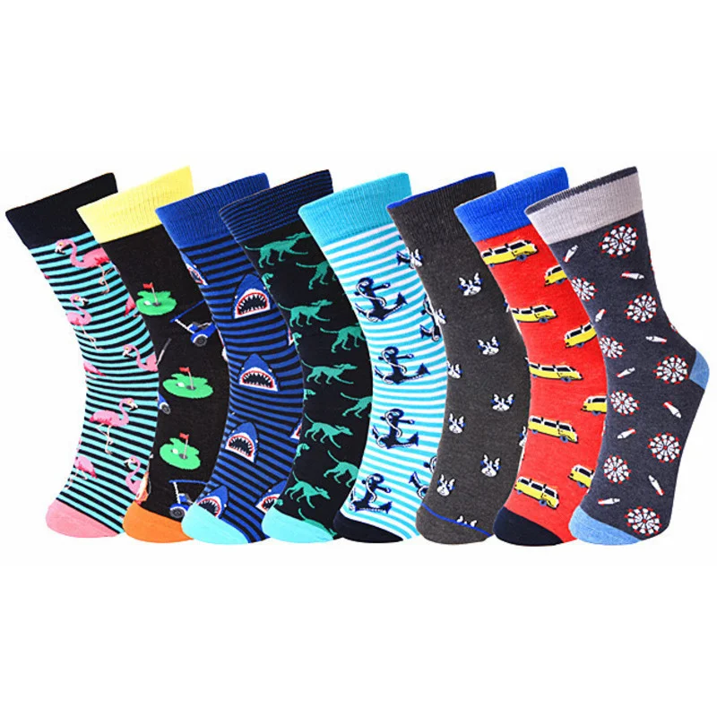 Peonfly Funny Car and Sushi Cartoon Shark Panda Pineapple Happy Socks Novelty Men Dress Colorful Comfortable Skateboard
Peonfly Funny Car and Sushi Cartoon Shark Panda Pineapple Happy Socks Novelty Men Dress Colorful Comfortable Skateboard