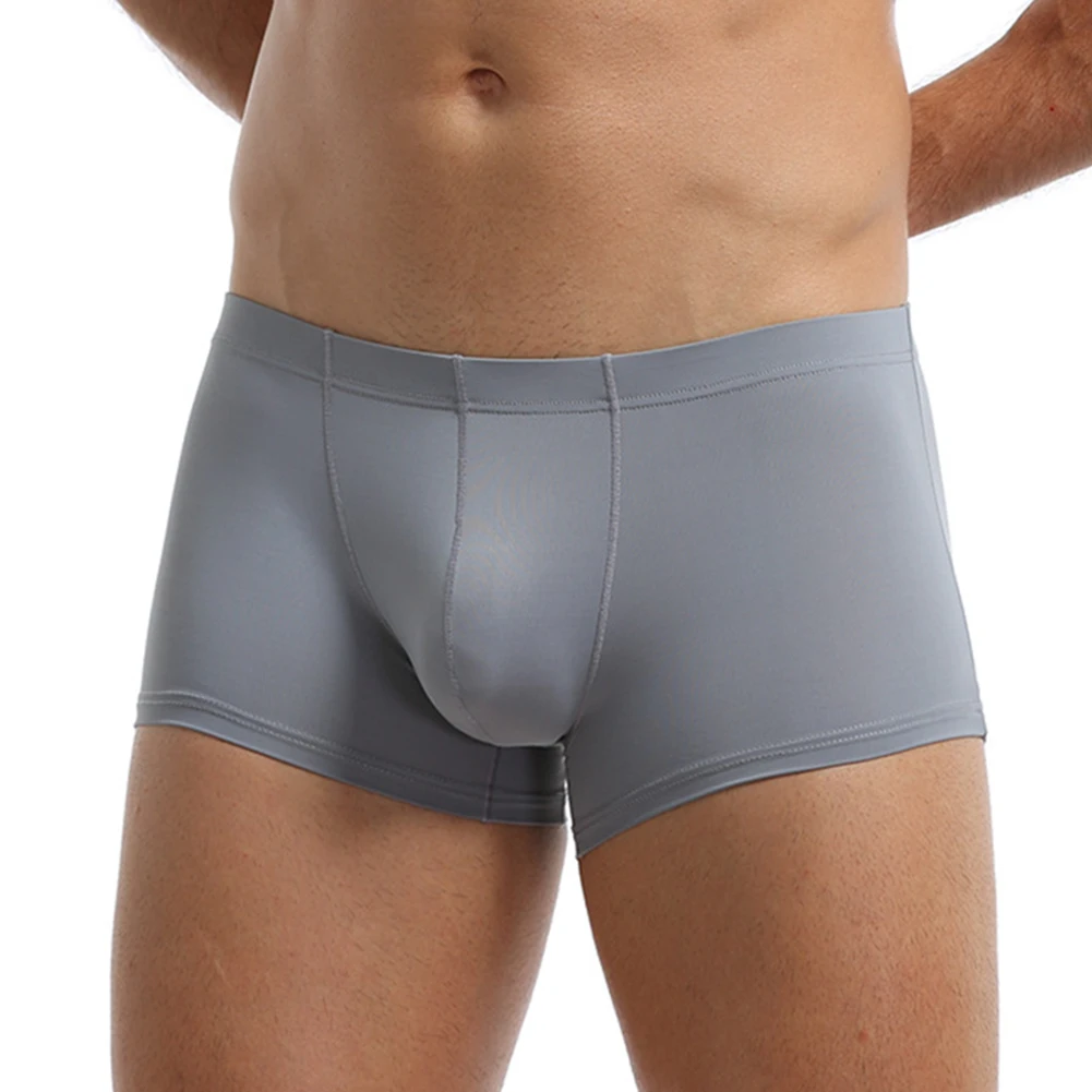 Mens Boxer Briefs Elastic Underwear Soft Underpants Ice Silk Comfort Flex Waist Solid Flat Boxers Butt Lifting Erotic Boxers
Mens Boxer Briefs Elastic Underwear Soft Underpants Ice Silk Comfort Flex Waist Solid Flat Boxers Butt Lifting Erotic Boxers