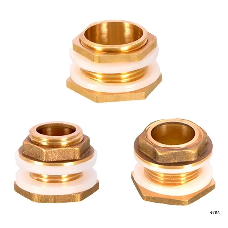 Leak-proof Brass Fittings 1/2" 3/4" 1'' Water Tank Connector with Rubber Ring for Water Tower, Pool, Fish Tank, Bucket
Leak-proof Brass Fittings 1/2" 3/4" 1'' Water Tank Connector with Rubber Ring for Water Tower, Pool, Fish Tank, Bucket