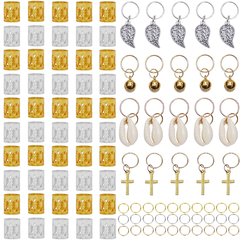 100pcs Metal African Hair Rings Beads Cuffs Tubes Charms Dreadlock Dread Hair Braids Jewelry Decoration Braids Accessories
100pcs Metal African Hair Rings Beads Cuffs Tubes Charms Dreadlock Dread Hair Braids Jewelry Decoration Braids Accessories