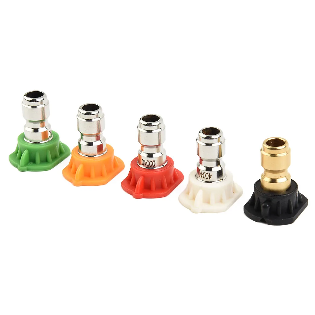 Pressure Washer Spray Nozzle Tips 0 15 25 40 Degree Multiple Degree Quick Connector Quick Release High Quality
Pressure Washer Spray Nozzle Tips 0 15 25 40 Degree Multiple Degree Quick Connector Quick Release High Quality