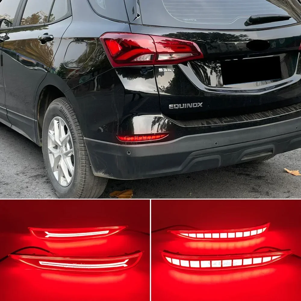 Новый! Автомобильные светодиодные отражатели заднего бампера для Chevrolet Equinox 2017 2018