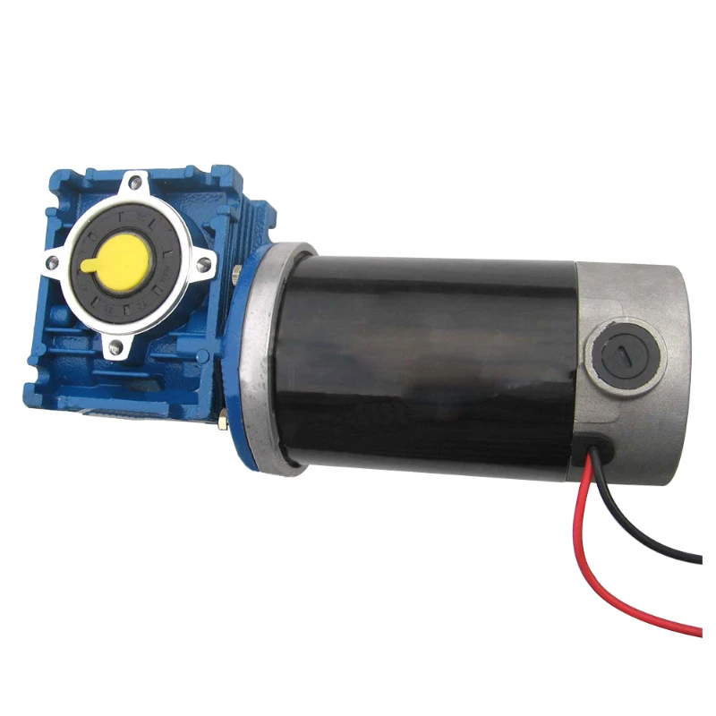 12v 24V 100W Worm gear Motor Gear Motor Convenient Replaceable Carbon 
12v 24V 100W Worm gear Motor Gear Motor Convenient Replaceable Carbon