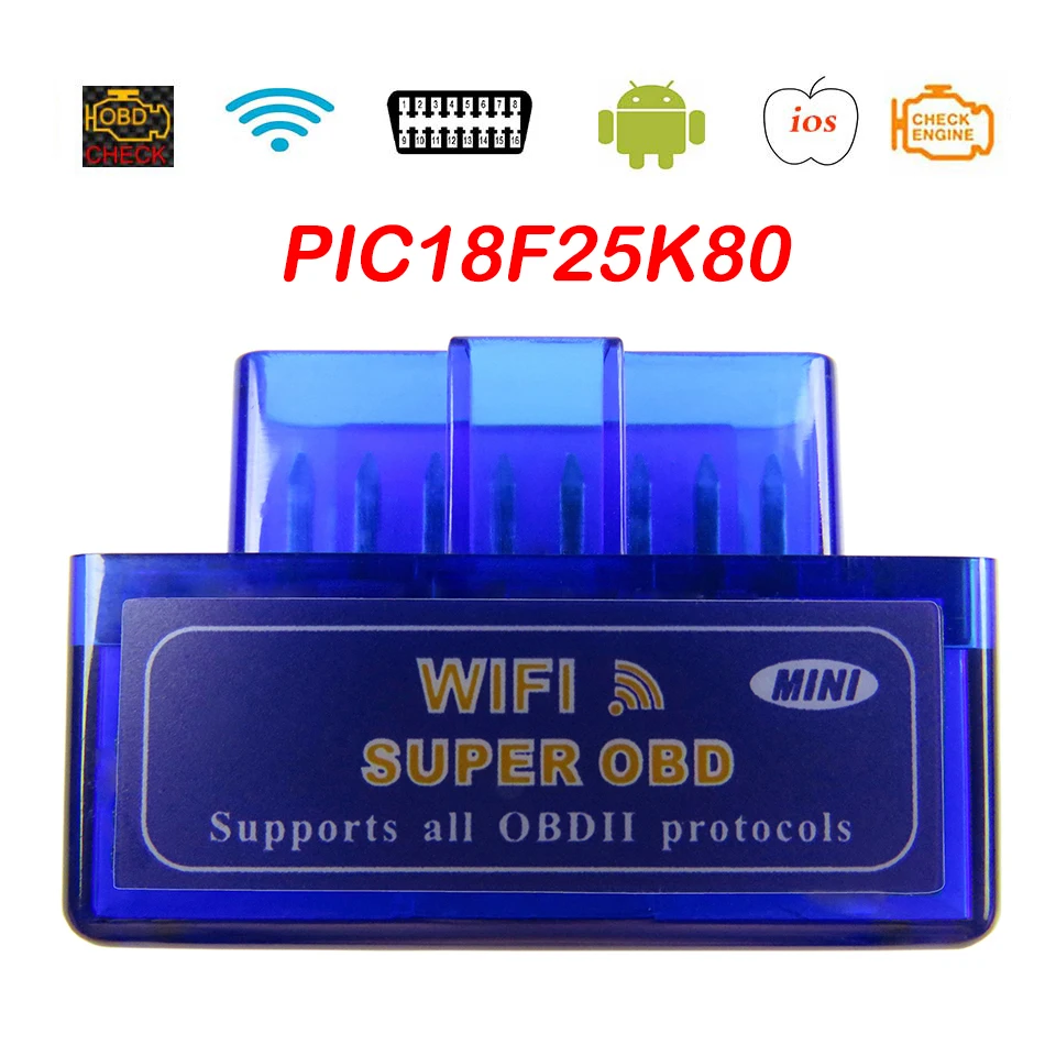 ELM327 V1.5 Wifi OBD2 Code Scanner For Android/iOS/PC Bluetooth Elm 327 OBD 2 II Auto Diagnostic Tool Hardware Support More Car
ELM327 V1.5 Wifi OBD2 Code Scanner For Android/iOS/PC Bluetooth Elm 327 OBD 2 II Auto Diagnostic Tool Hardware Support More Car