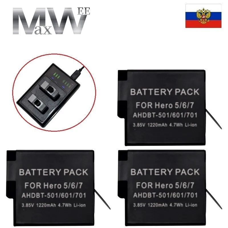 10 шт. оригинальный аккумулятор MaxWee для GoPro Hero 7 hero 6 hero 5, Аккумулятор для камеры Go Pro hero 7 6 5, 1220 мАч 
10 шт. оригинальный аккумулятор MaxWee для GoPro Hero 7 hero 6 hero 5, Аккумулятор для камеры Go Pro hero 7 6 5, 1220 мАч