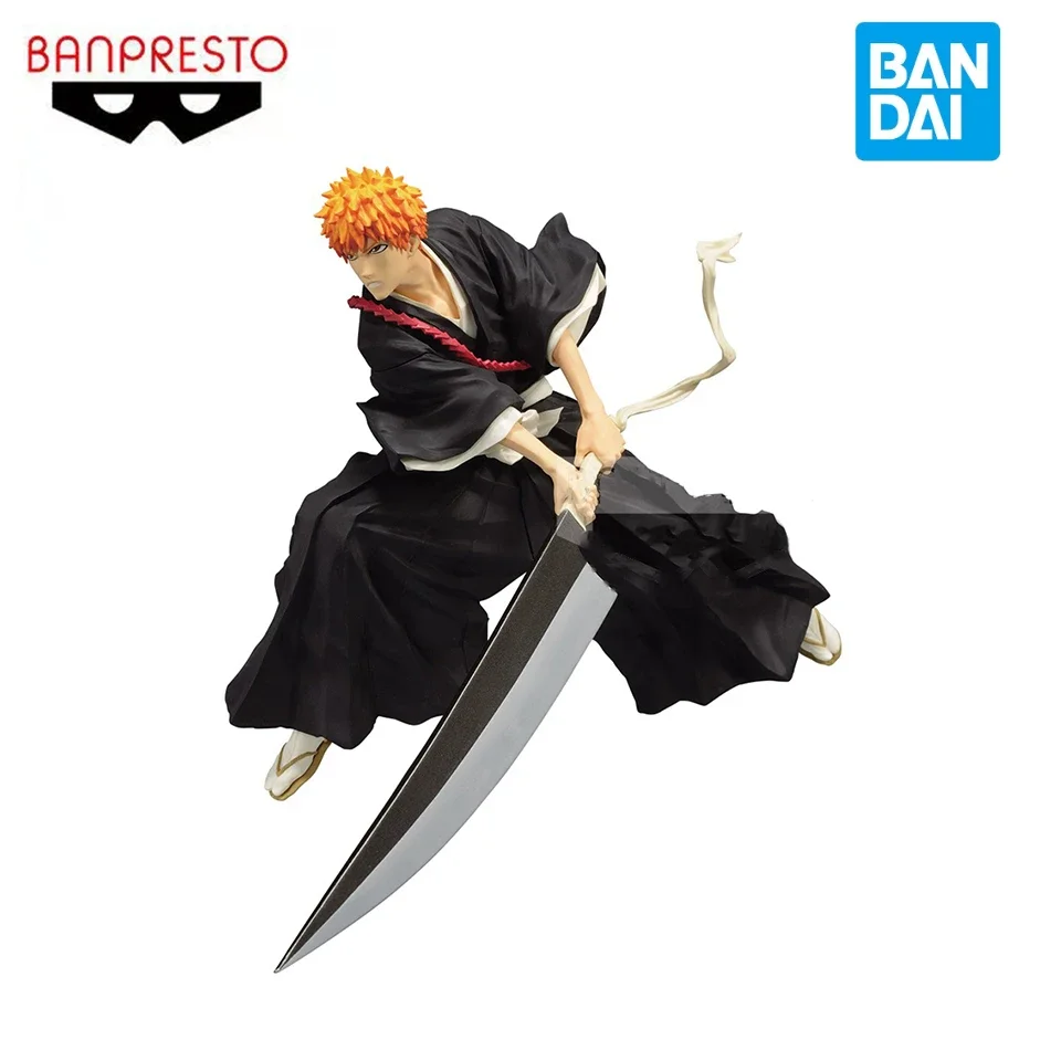 Оригинальная Подлинная Bandai Banpresto 13 см Kurosaki Ichigo отбеливающая душа переведенная
