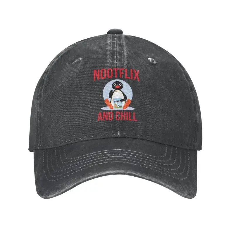 Cotton Noot Noot Pingu Baseball Cap for Men Women Custom Adjustable Unisex Funny Penguin Meme Nootflix And Chill Dad Hat Summer
Cotton Noot Noot Pingu Baseball Cap for Men Women Custom Adjustable Unisex Funny Penguin Meme Nootflix And Chill Dad Hat Summer