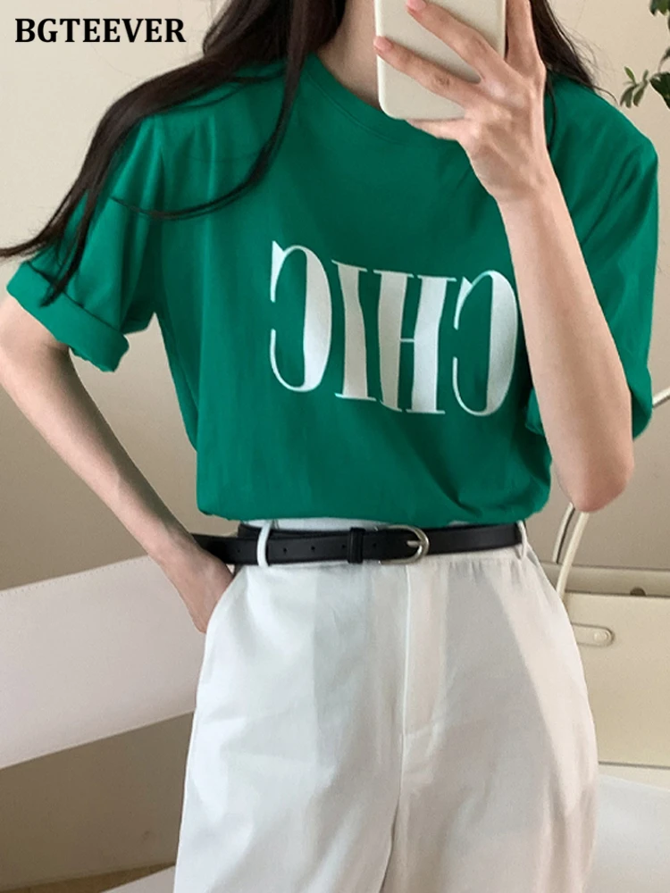BGTEEVER весенне-летние свободные женские футболки с буквенным принтом с круглым вырезом и коротким рукавом женские пуловеры футболки повседн...
BGTEEVER весенне-летние свободные женские футболки с буквенным принтом с круглым вырезом и коротким рукавом женские пуловеры футболки повседн...