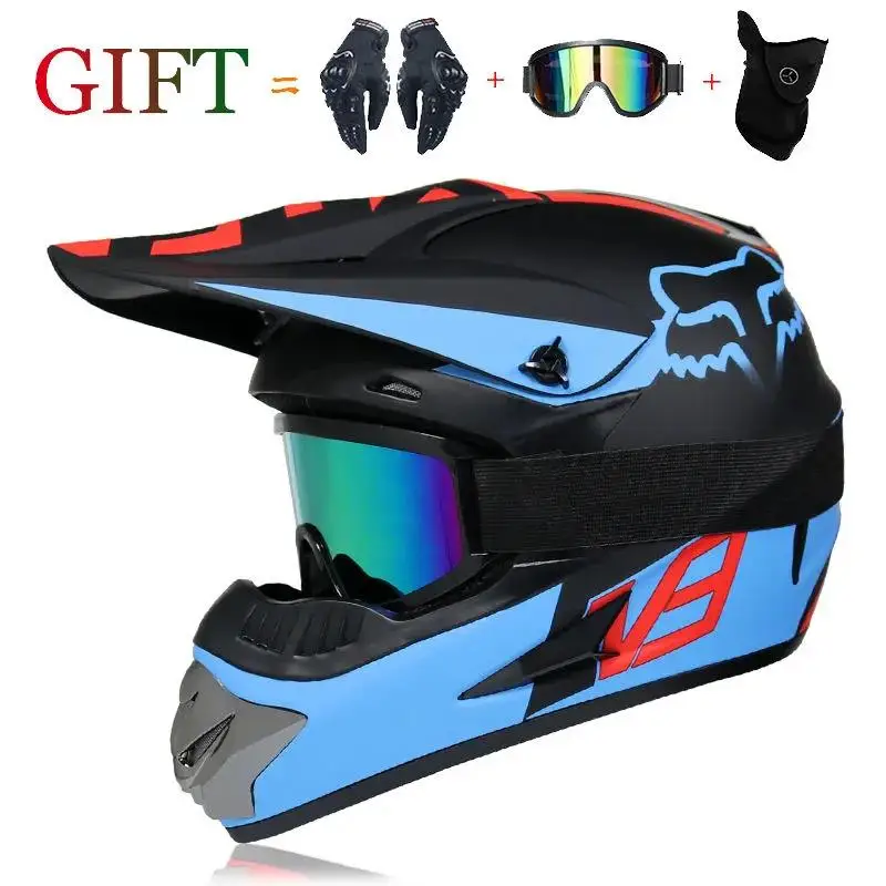 Мотоциклетный шлем, полное покрытие для мотокросса, гоночного квадроцикла, кроссового мотоцикла, 3 подарка
Мотоциклетный шлем, полное покрытие для мотокросса, гоночного квадроцикла, кроссового мотоцикла, 3 подарка