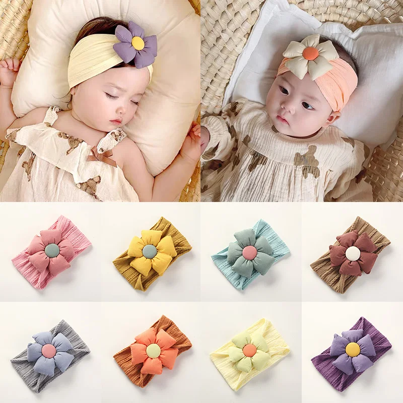 Large Flower Headband For Baby Girls Hair Accessories Elastic Wide Nylon Turban Kids Soft Jacquard Rib Hairband Newborn Headwrap
Large Flower Headband For Baby Girls Hair Accessories Elastic Wide Nylon Turban Kids Soft Jacquard Rib Hairband Newborn Headwrap