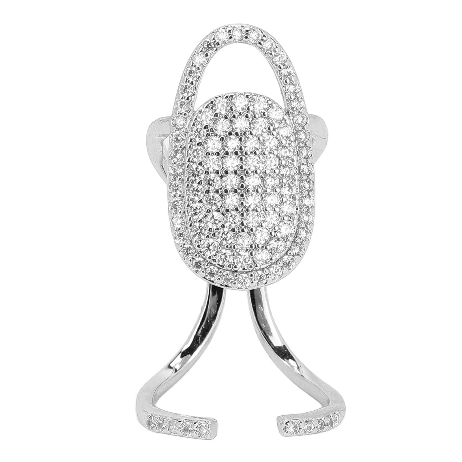 Nail Cover Rings Adjustable Size Beautiful Practical Wear Easily Safe Material Finger Decoration Rings for Parties3047 White 
Nail Cover Rings Adjustable Size Beautiful Practical Wear Easily Safe Material Finger Decoration Rings for Parties3047 White