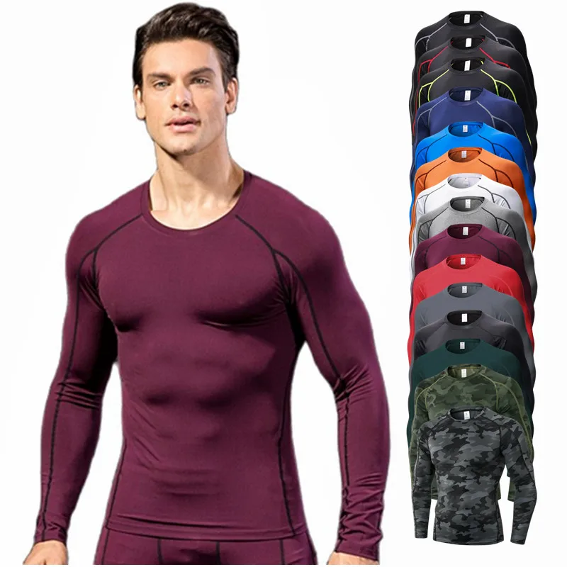 Men Compression Running T Shirt Fitness Tights Long Sleeve Sport Training Jogging Sportswear Quick Dry Bodybuilding Activewear
Men Compression Running T Shirt Fitness Tights Long Sleeve Sport Training Jogging Sportswear Quick Dry Bodybuilding Activewear