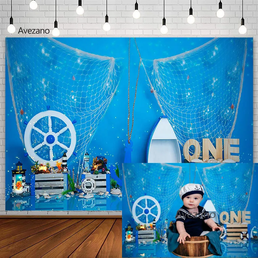 Avezano Photography Background Newbown Boy 1st Birthday Portrait Ship Blue Sea Ocean Backdrop Decoration Photo Studio Photozone 
Avezano Photography Background Newbown Boy 1st Birthday Portrait Ship Blue Sea Ocean Backdrop Decoration Photo Studio Photozone