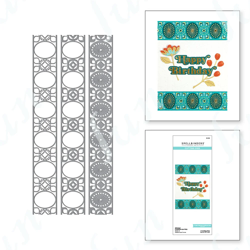 Stitched Kaleidoscope Strip 2022 Newest Arrival Metal Cutting Etched Dies for Diy Paper Scrapbooking Handmade Decoration Stencil
Stitched Kaleidoscope Strip 2022 Newest Arrival Metal Cutting Etched Dies for Diy Paper Scrapbooking Handmade Decoration Stencil