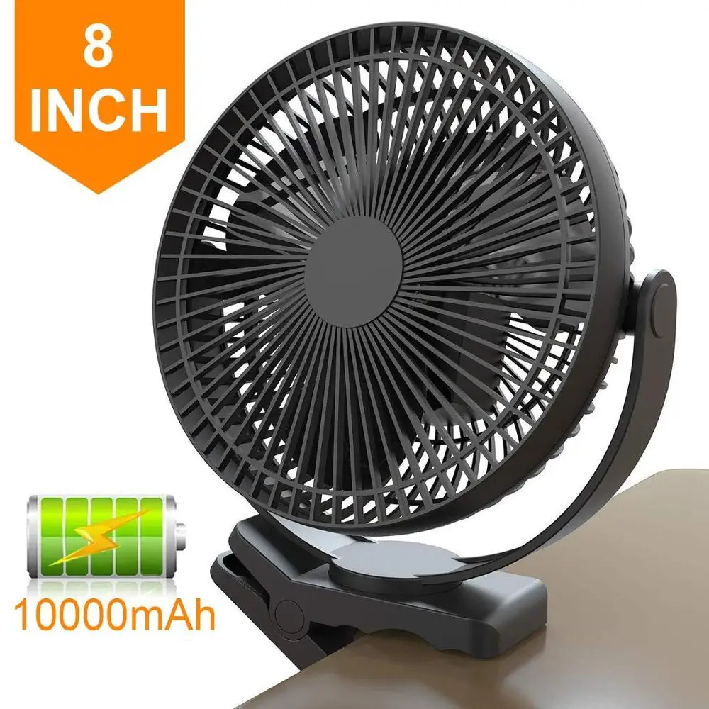 Clip Fan Battery Operated, 8 Inch 10000mAh Rechargeable Fan for Baby, Portable Cooling USB Fan for Baby Stroller Golf Cart Car
Clip Fan Battery Operated, 8 Inch 10000mAh Rechargeable Fan for Baby, Portable Cooling USB Fan for Baby Stroller Golf Cart Car