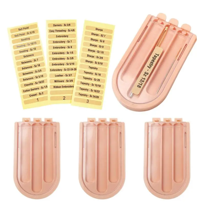 Sewing Needle Case Cross-stitched Pin Storage Box Embroidery Needles Container Tool With Label 3 Lattice For Paper Clips Nails
Sewing Needle Case Cross-stitched Pin Storage Box Embroidery Needles Container Tool With Label 3 Lattice For Paper Clips Nails