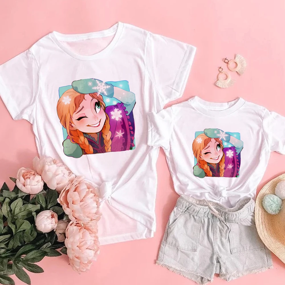 Frozen Elsa Princess Kawaii Harajuku T Shirt Mother Kids Disney Family T-Shirt Clothes Mom and Daughter Equal Summer Free Ship
Frozen Elsa Princess Kawaii Harajuku T Shirt Mother Kids Disney Family T-Shirt Clothes Mom and Daughter Equal Summer Free Ship