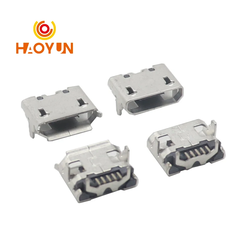 【 30-10 шт. 】 MICRO USB 5 P 5-контактный 4-контактный разъем гнездовой 4 85-7 2 рулонный край