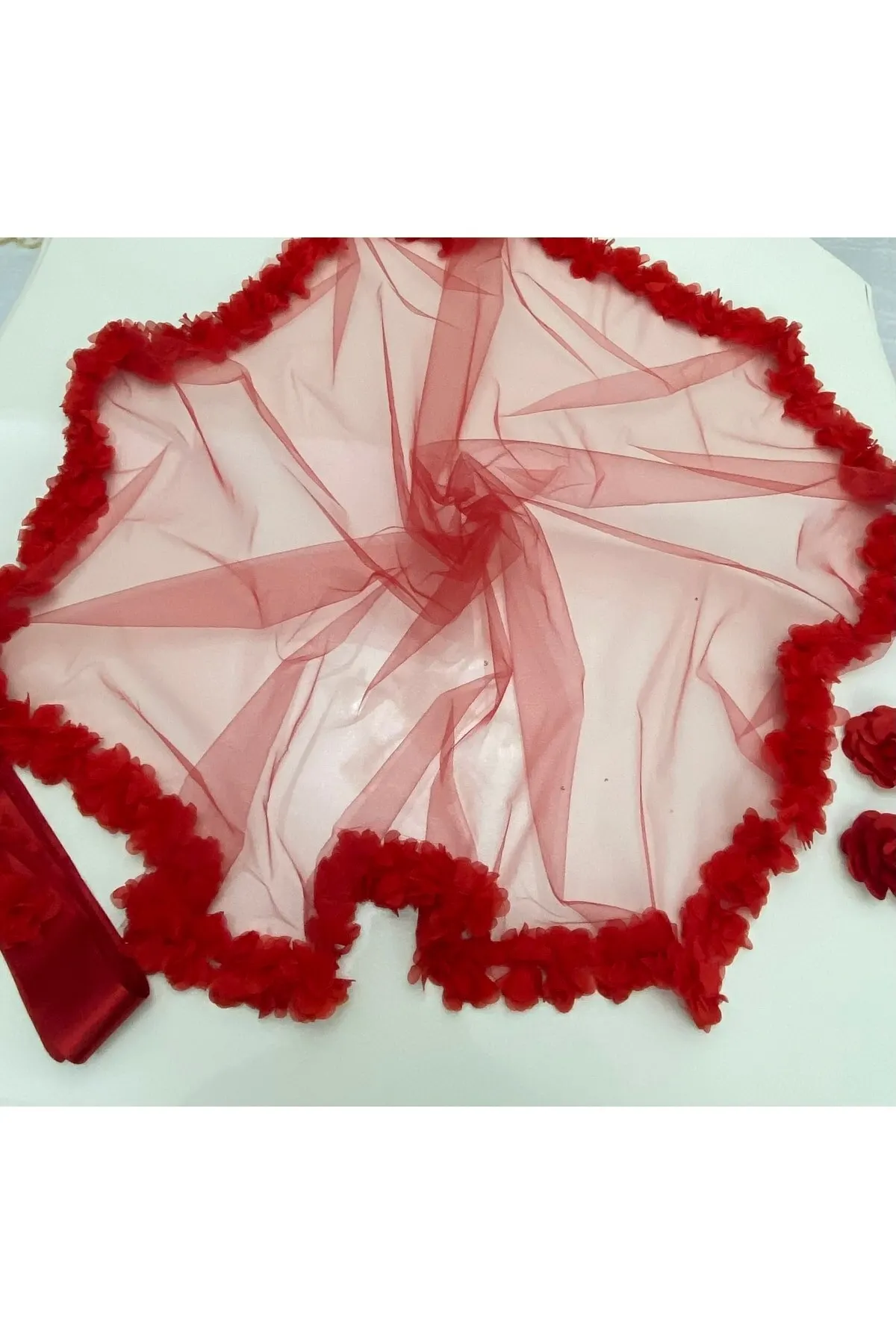 Bridal Accessories Bridal Veil Red Gloves And Belt Wedding Handmade For Bride And Bride 
Bridal Accessories Bridal Veil Red Gloves And Belt Wedding Handmade For Bride And Bride