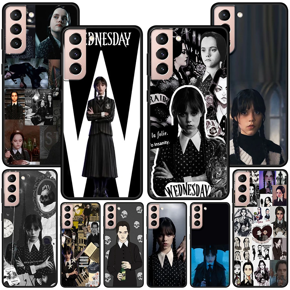 Wednesday Addams Case for Samsung Galaxy S22 Ultra Phone Cover S21 S20 FE S10 S9 S8 Plus S10e S7 Edge Black Soft Silicone Cover
Wednesday Addams Case for Samsung Galaxy S22 Ultra Phone Cover S21 S20 FE S10 S9 S8 Plus S10e S7 Edge Black Soft Silicone Cover