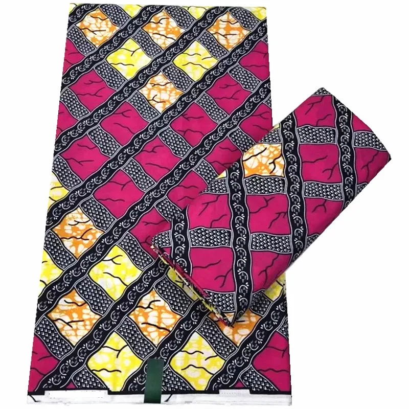 Blesing New African wax fabric 2022 high quality 100%cotton wax print fabric 6yards
Blesing New African wax fabric 2022 high quality 100%cotton wax print fabric 6yards