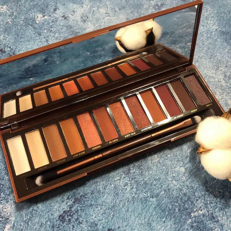 12 Color Eyeshadow NK Beads Matte Smoky Nude Makeup Earth Color Cherry Flame Eye Shadow Plate private label eyeshadow pallete
12 Color Eyeshadow NK Beads Matte Smoky Nude Makeup Earth Color Cherry Flame Eye Shadow Plate private label eyeshadow pallete